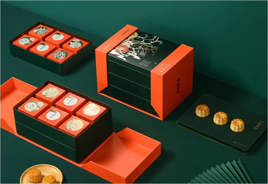 稻香村月餅628錦月花開中秋月餅禮盒